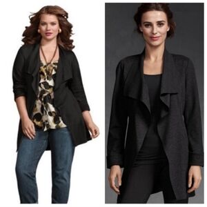 CAbi Take Charge Black Cardigan Style 956 size Large with pockets